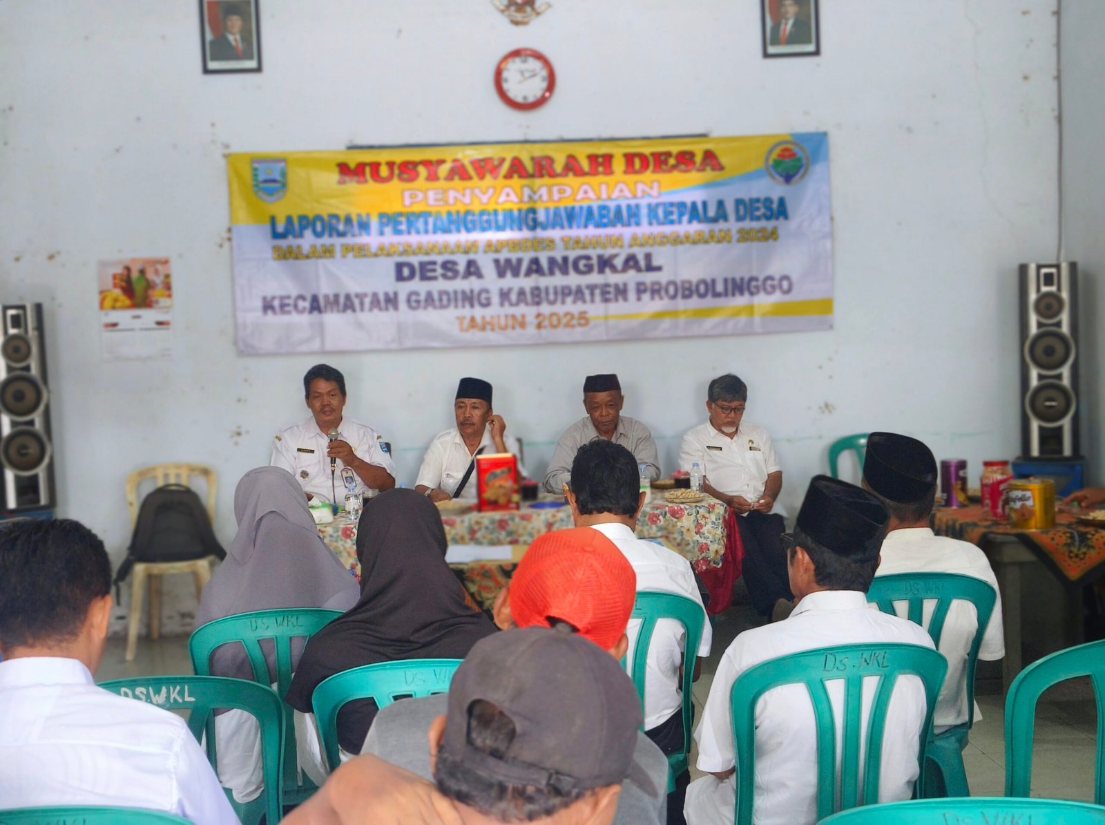Terciptanya transparansi penggunaan anggaran pemerintah Desa wangkal laksanakan musdes. 