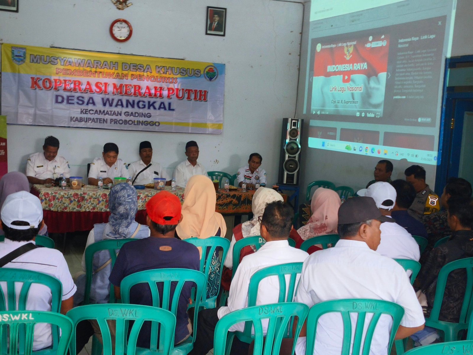 Laksanakan Intruksi Presiden Pemerintah Desa Wangkal Adakan Musdes Pembentukan Koperasi Merah Putih