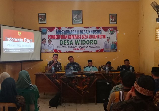 Bawa Misi Prabowo, Desa Widoro Dirikan Koperasi Merah Putih untuk Kesejahteraan Warga