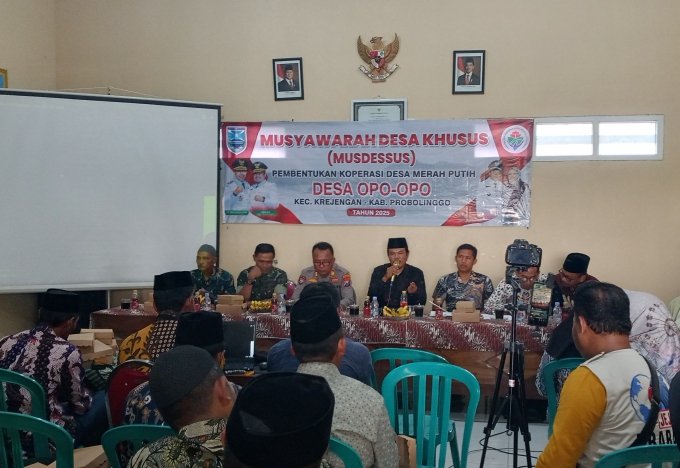 Kades Opo-opo Muhaimin Asyatta Resmikan Koperasi Merah Putih: Harapan Baru Ekonomi Desa