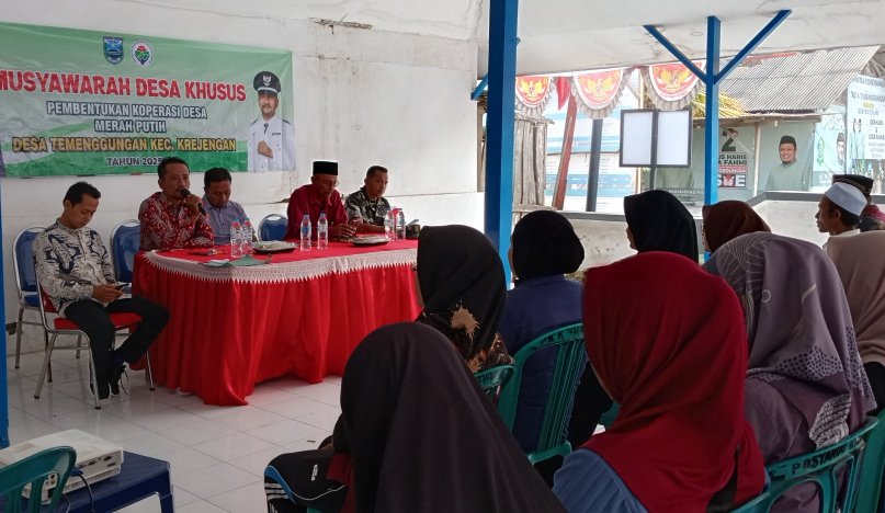 Iqbal Gaungkan Ekonomi Kerakyatan, Koperasi Merah Putih Resmi Berdiri di Temenggungan