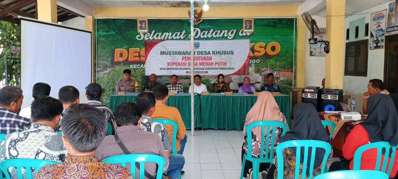 Desa Sidopokso Gaungkan Semangat Koperasi Merah Putih, Dukung Langsung Instruksi Presiden