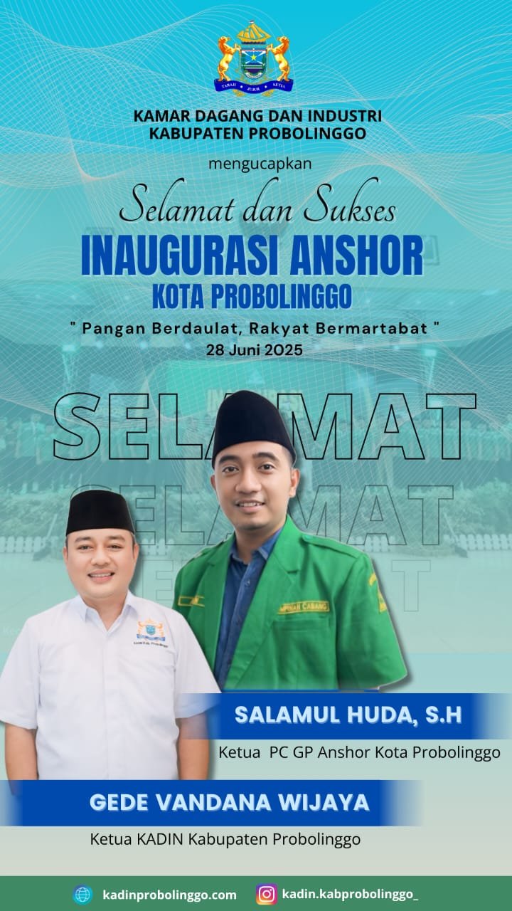 Ivan Ketua KADIN Probolinggo Apresiasi Inaugurasi GP Ansor: “Pemuda Agen Perubahan”