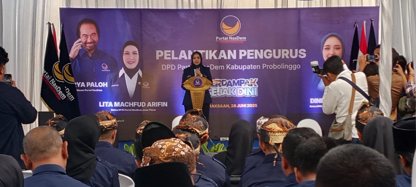 Dini Rahmania, Anggota DPR RI, Tegaskan Target NasDem 14 Kursi DPRD Kabupaten Probolinggo: “Tak Ada Lagi Waktu untuk Berleha-leha!”