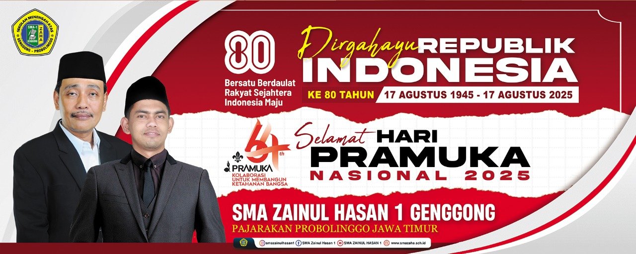 Dua Hari Besar Sekaligus! SMA ZAHA Genggong Rayakan HUT RI & Hari Pramuka dengan Semangat Juang