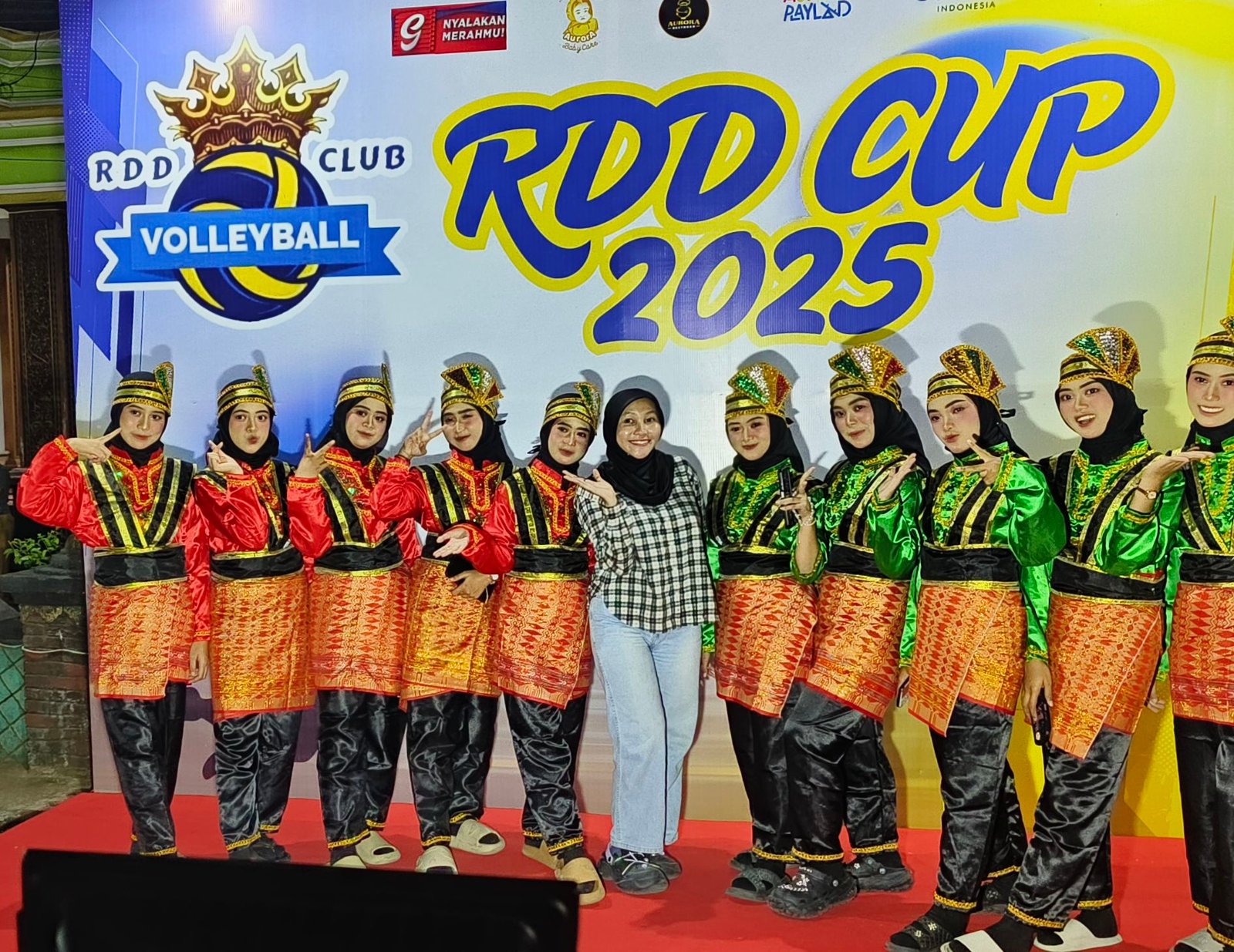 Memperingati hari kemerdekaan Republik Indonesia yang ke – 80 . Padepokan dimas kanjeng . Gelar pembukaan lomba Voleyball Rod cup 2025 . 