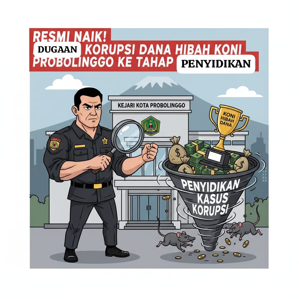 Kejari Kota Probolinggo Resmi Naikkan Dugaan Kasus Korupsi Dana Hibah KONI ke Tahap Penyidikan