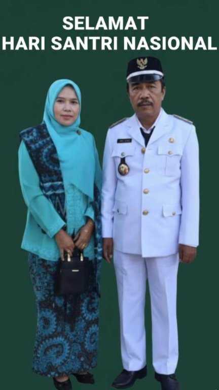 Kepala Desa Wangkal Beserta Jajarannya Ucapkan Selamat Hari Santri Nasional 2025.