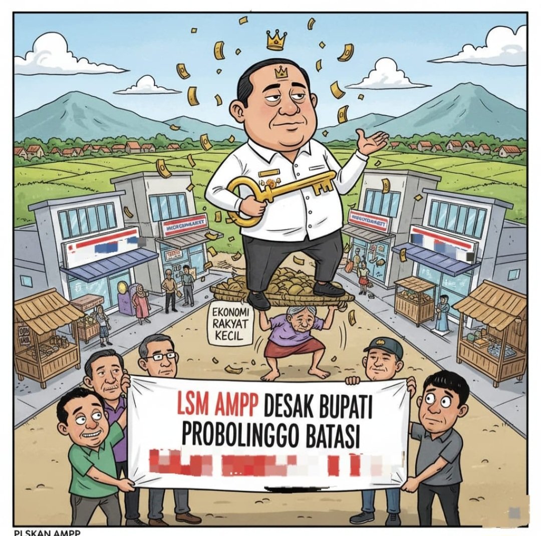 LSM AMPP Desak Bupati Probolinggo Batasi Minimarket di Desa: “Jangan Bunuh Ekonomi Rakyat Kecil!”