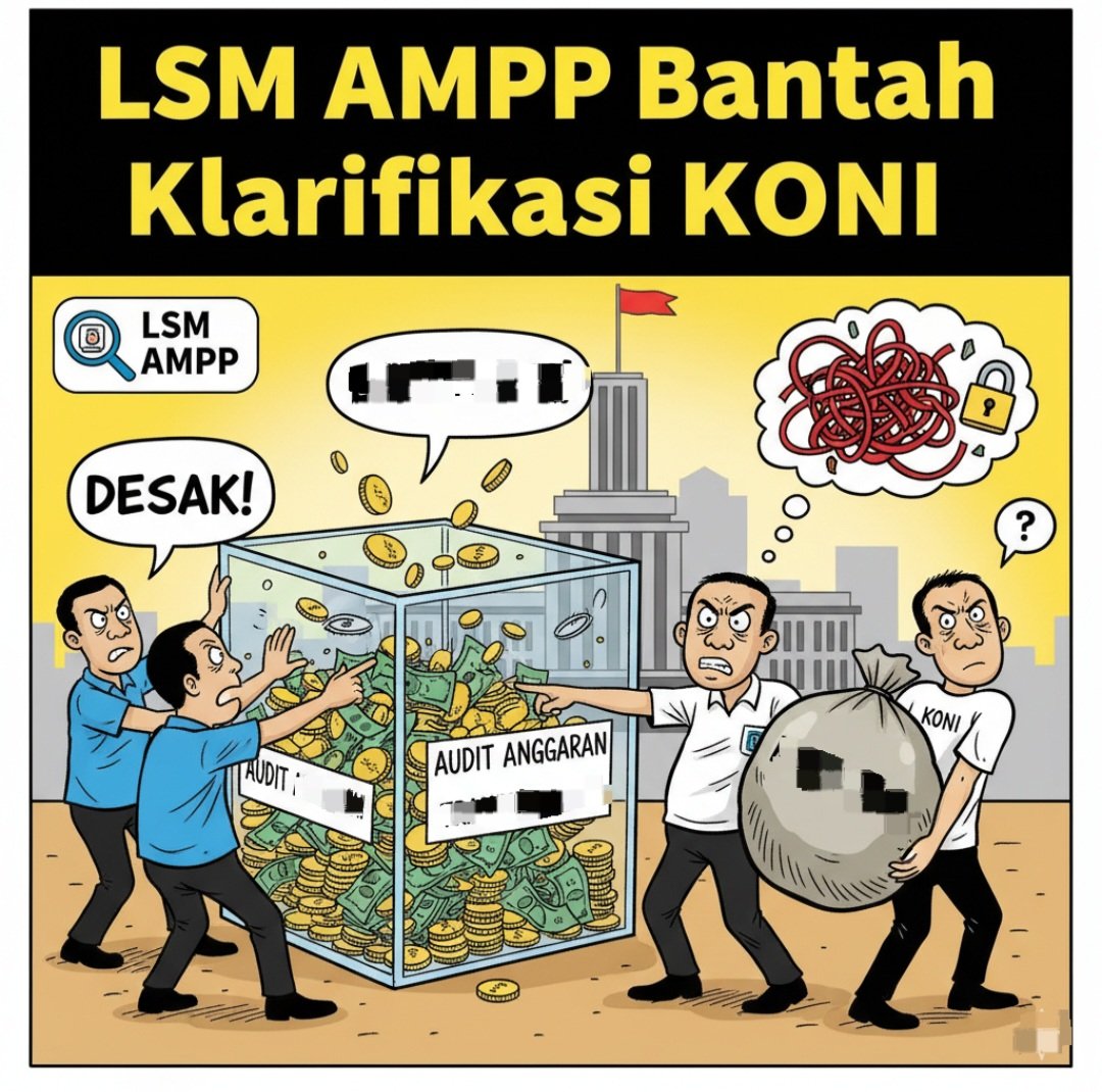 LSM AMPP Bantah Klarifikasi KONI, Desak Transparansi dan Audit Anggaran