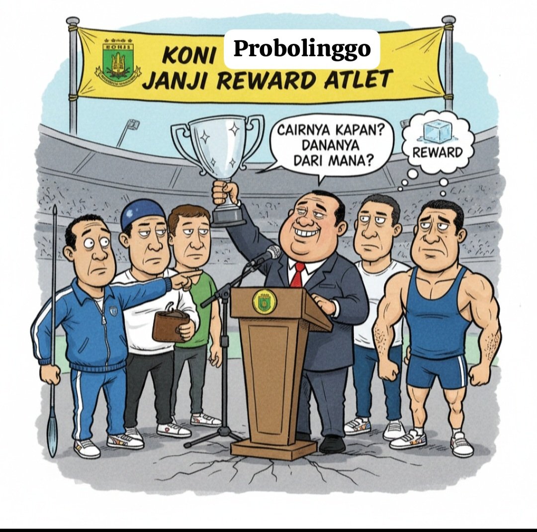 Ketua KONI Probolinggo Disindir Soal Janji Reward Atlet: “Cairnya Kapan? Dananya Dari Mana?”