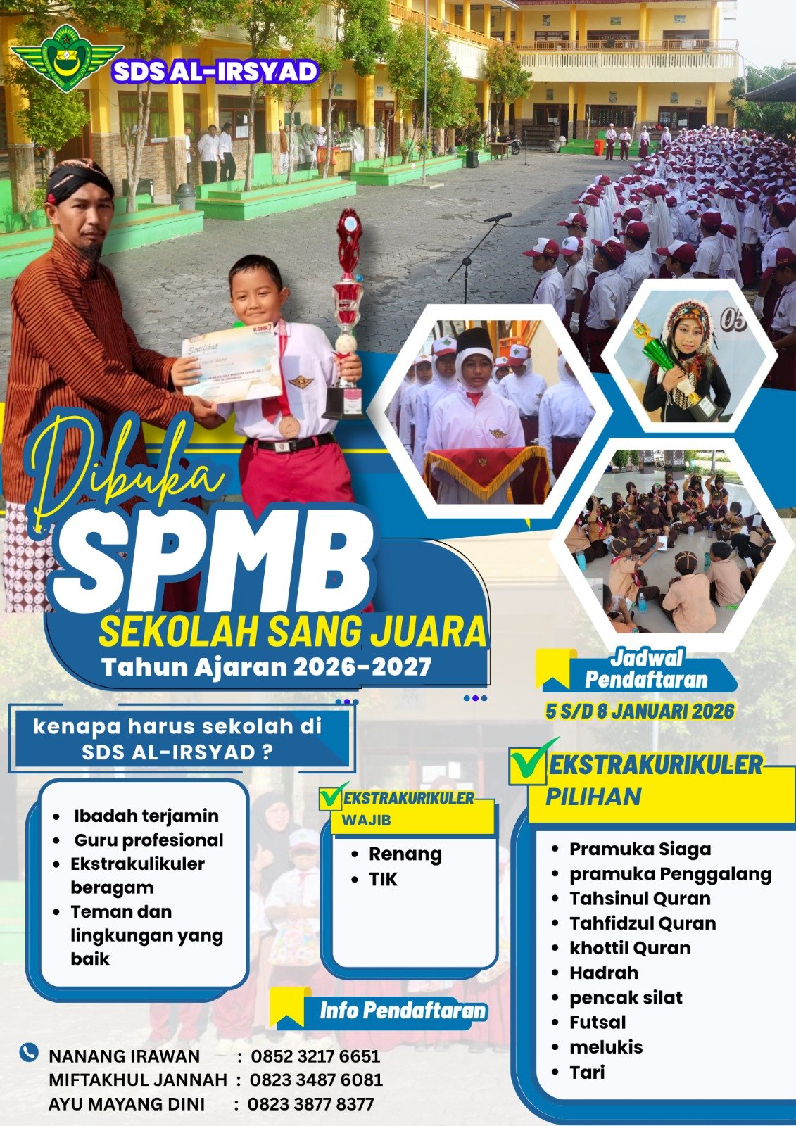 SD Al-Irsyad Buka SPMB Tahun Ajaran 2026/2027, Tawarkan Program Unggulan dan Prestasi Juara
