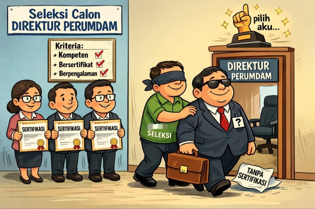 Yang Akan Terpilih Menjadi Direktur Perumdam Diprediksi Sosok Yang Tak Miliki Sertifikasi
