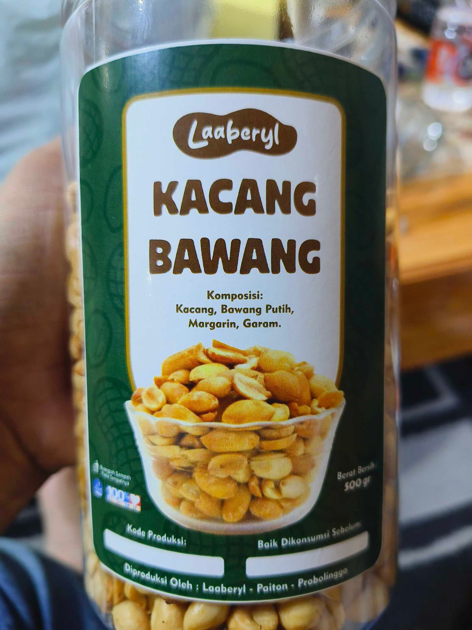 Laaberyl Kacang Bawang, Camilan Gurih Karya UMKM Desa Paiton