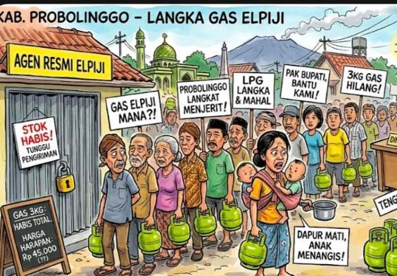LSM AMPP Kecam Kelangkaan Elpiji di Probolinggo, Warga Terpaksa Keliling Jauh Jelang Idul Fitri