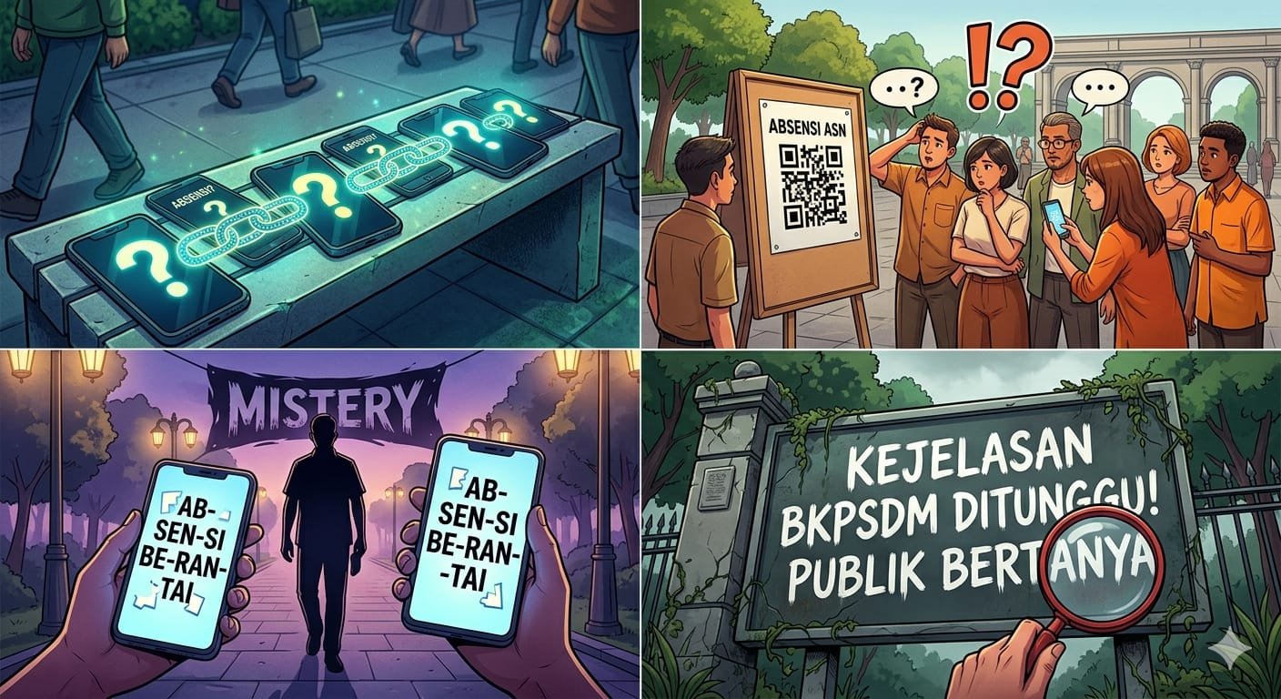 Teka-Teki Pesan Berantai Absensi ASN di Alun-Alun Kraksaan, Publik Desak Penjelasan BKPSDM
