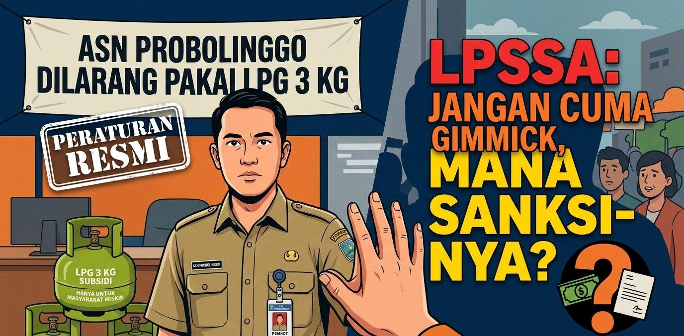 ASN Probolinggo Dilarang Pakai LPG 3 Kg, LPSSA: Jangan Cuma Gimmick, Mana Sanksinya?