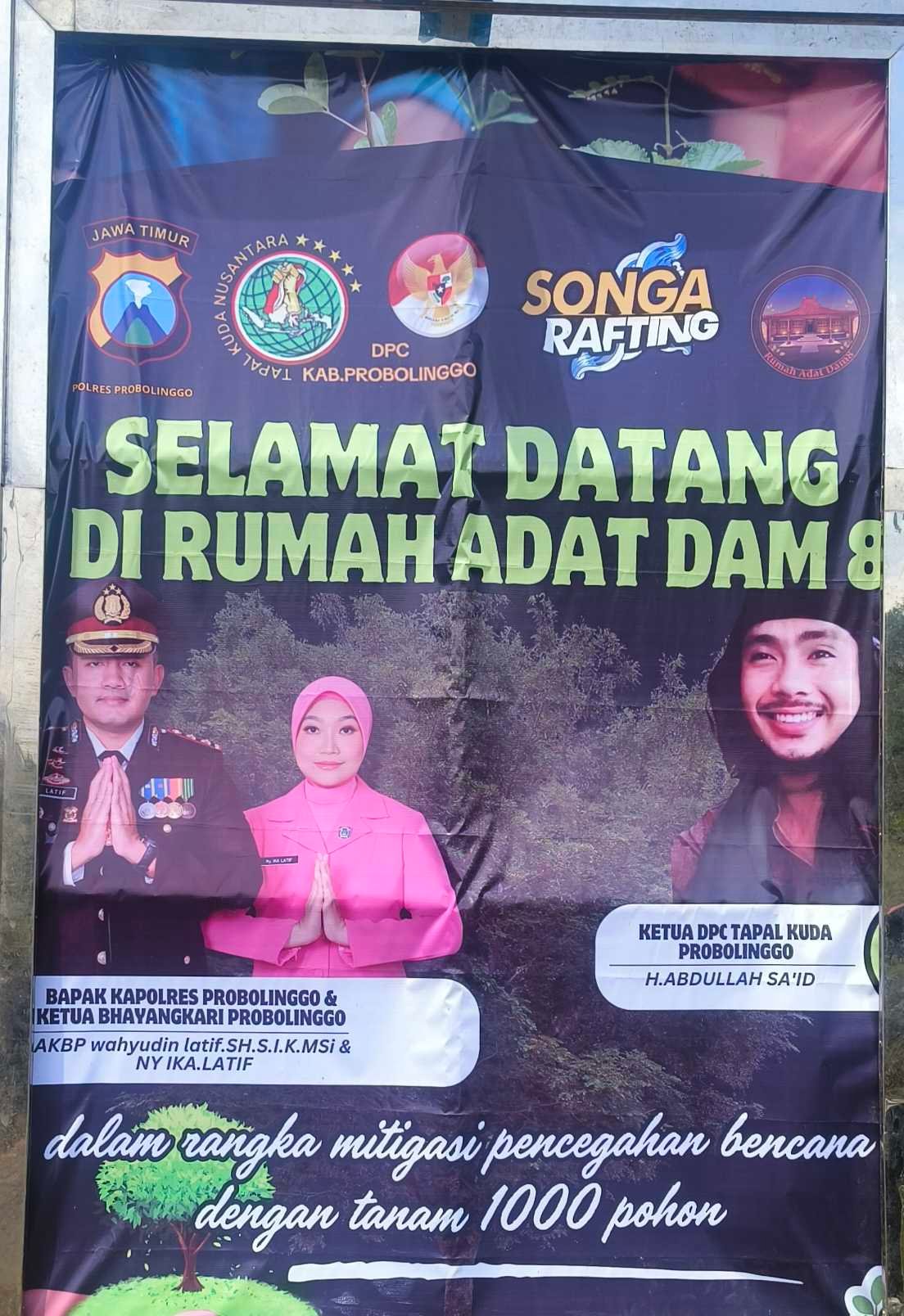 Ormas TKN Bersama Polres Probolinggo Gelar Aksi Tanam 1.000 Pohon di Kawasan DAM 8