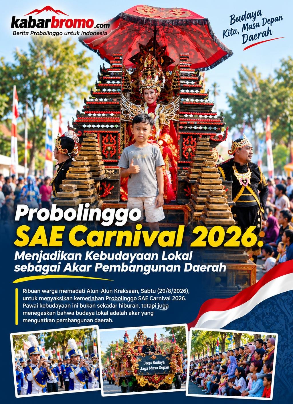 Probolinggo SAE Carnival 2026: Menjadikan Kebudayaan Lokal sebagai Akar Pembangunan Daerah