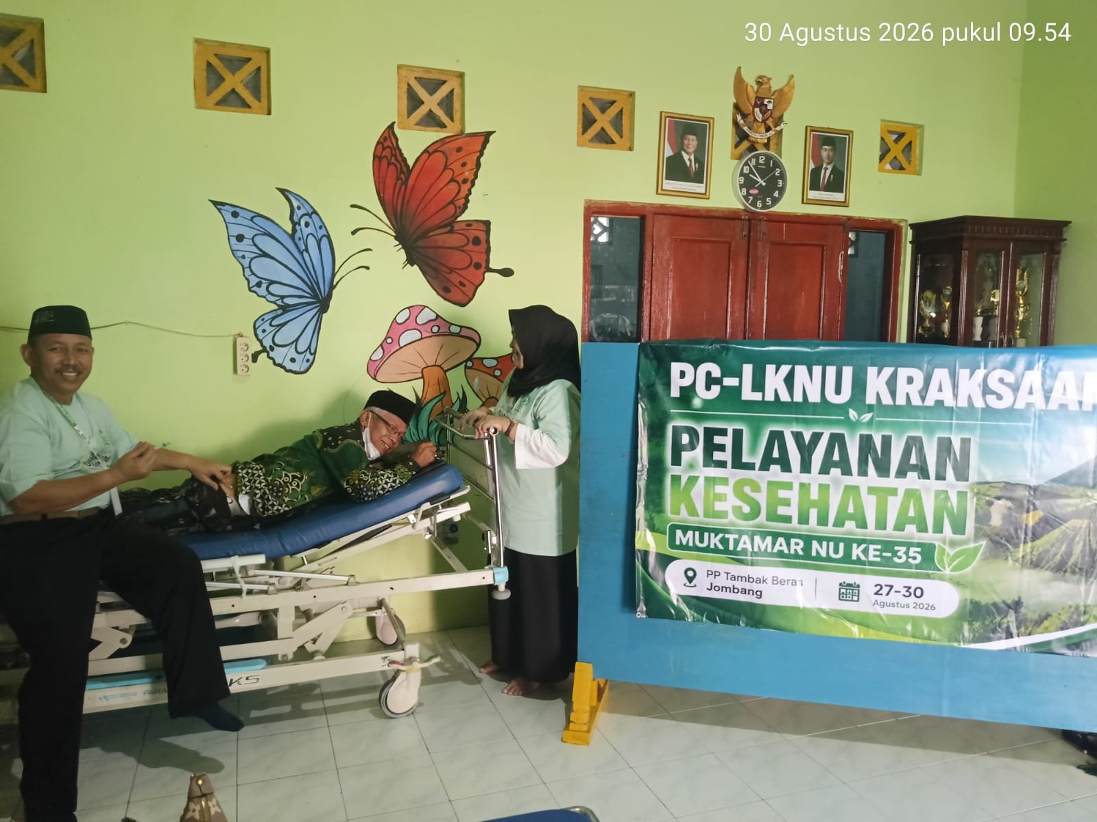 Kawal Muktamar Ke-35 NU, LKNU Kraksaan Buka Posko Kesehatan Gratis di Tower 6 dan 8 Tambakberas